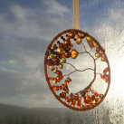 Lapač snů - suncatcher - medový strom