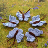 Motýlek levandulový - háčkovaná aplikace