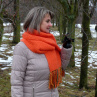 Pletená šála - orange