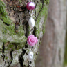Náhrdelník - perličky a růže
