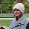 Pletená čepice - deštníčková