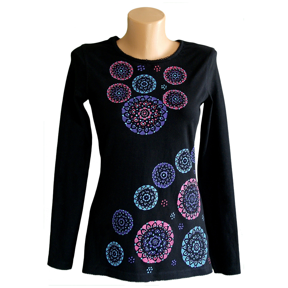 Dívčí černé tričko vel.158/164