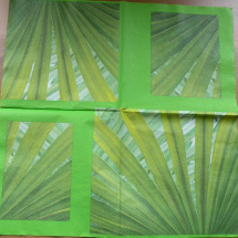 Ubrousek vzor palmový list