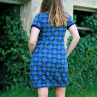 Šaty Léto23 modrá kostka