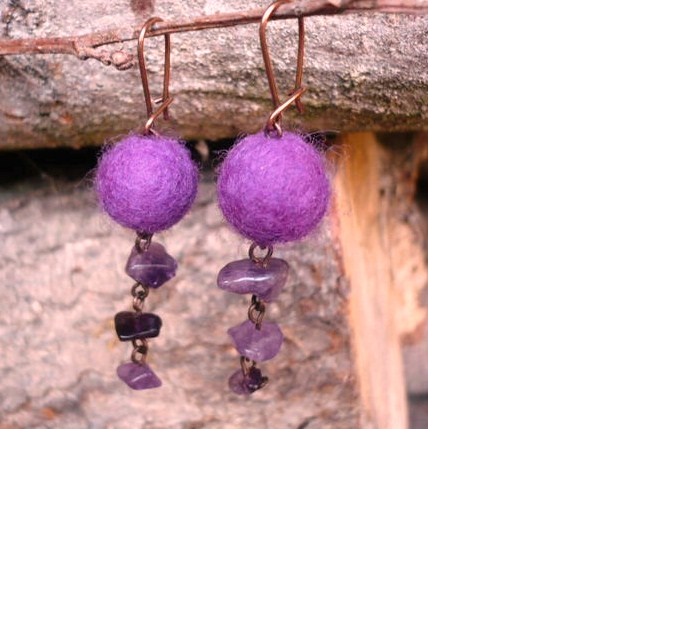 Plstěnky s Ametystem