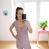 Dámské zavinovací šaty puntík AKCE