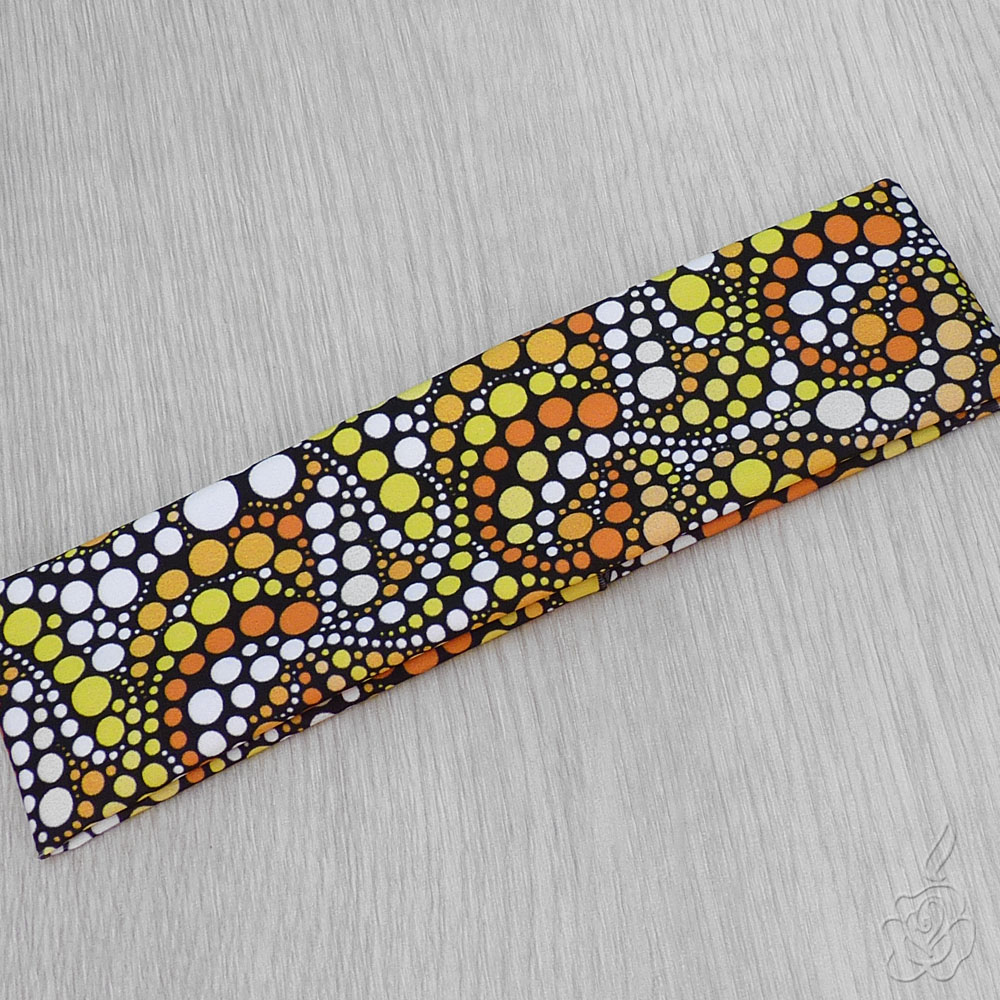 Dětská elastická čelenka s puntíky