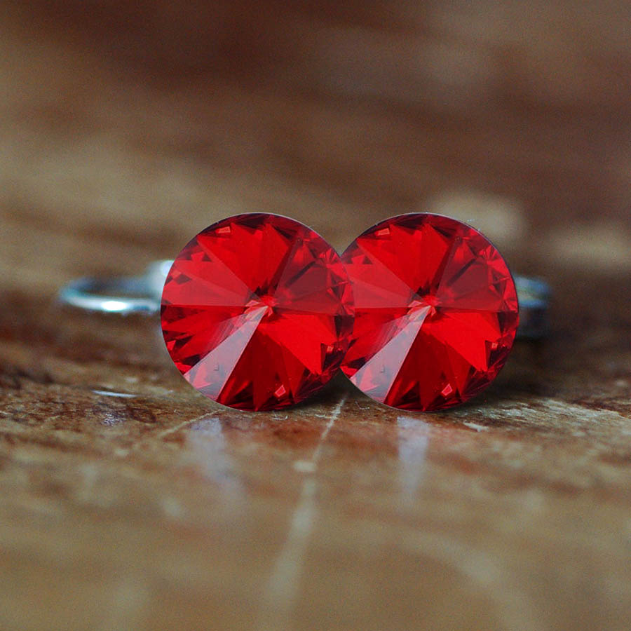 Swarovski  červené 10 mm