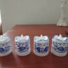 Led svíčky dekorované  sada 4 kusů různé motivy