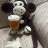Vlňáček opičák s pivem
