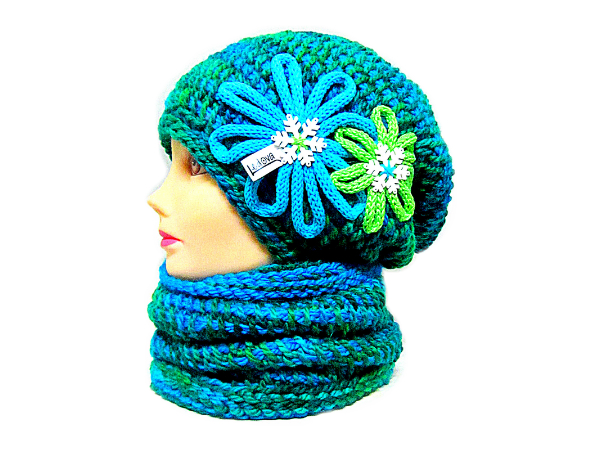 VLNA / ALPAKA- RUČNĚ BARVENÁ