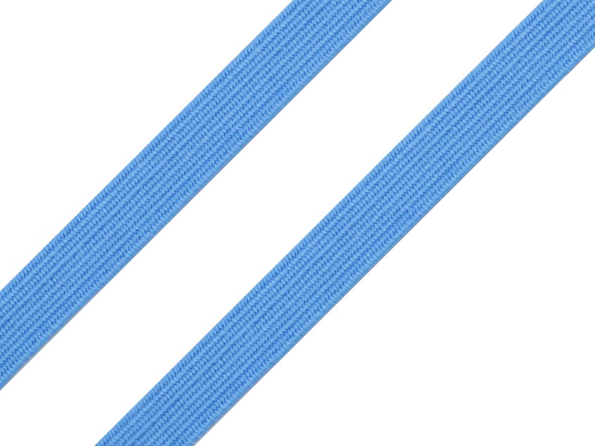 Plochá pruženka šíře 7 mm (5m) - modrá