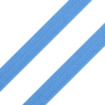 Plochá pruženka šíře 7 mm (5m) - modrá