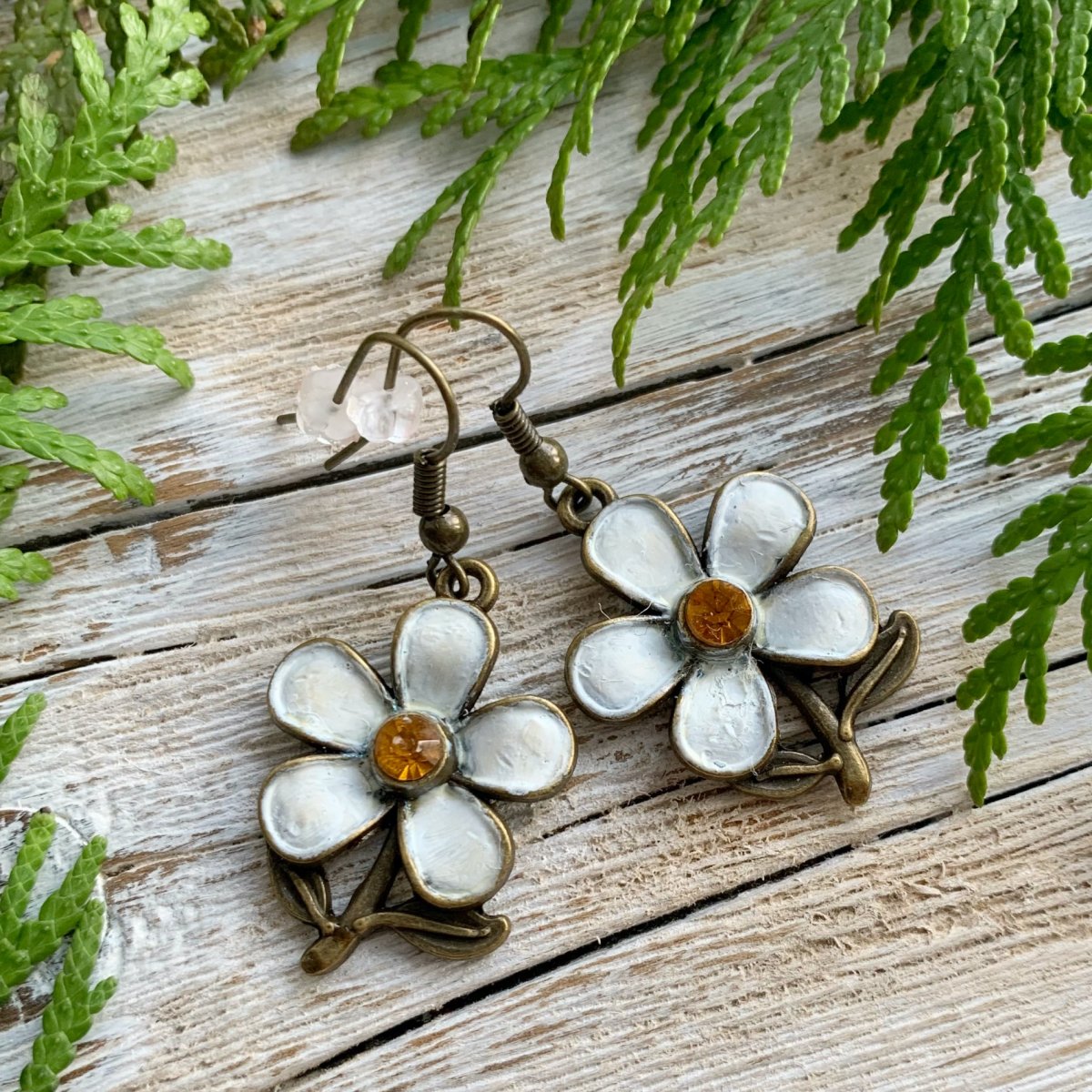 Sedmikrásky - náušnice