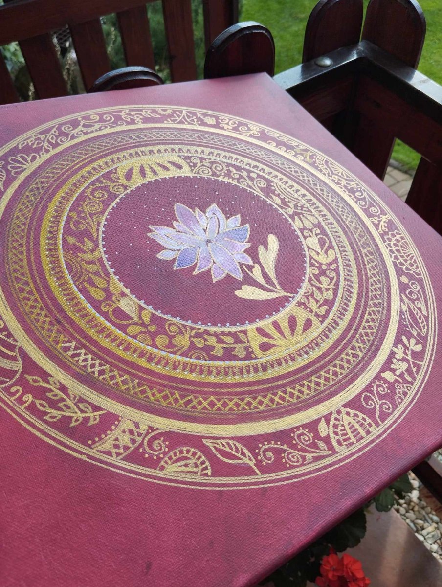 Mandala  LOTOSOVÝ KVĚT   /  na   objednávku  /