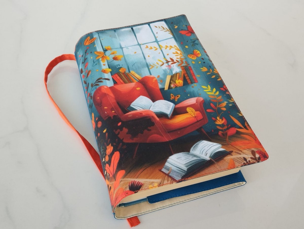 Křeslo - nastavitelný obal na knihu