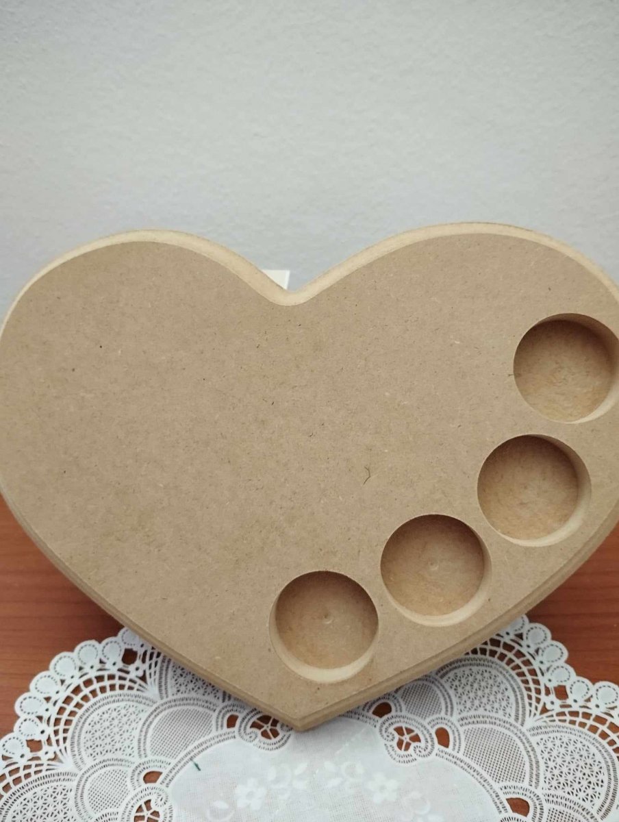 Svícen  srdíčka jen polotovar