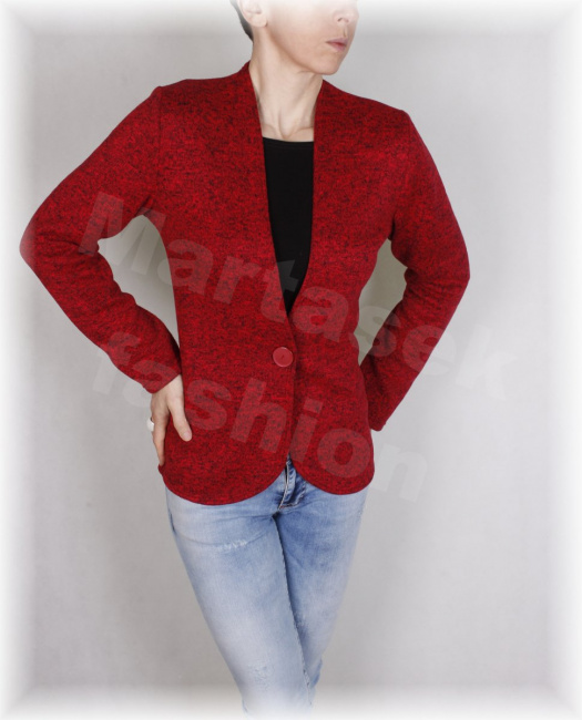 Kabátek hřejivý na knoflík (více barev)