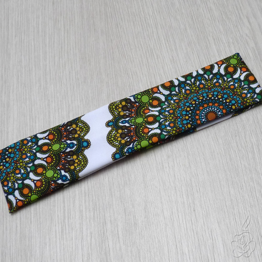 Dětská elastická čelenka s mandalami