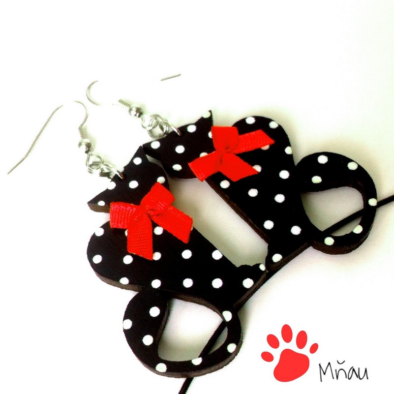 Kočky malířky černočervené