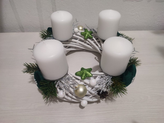 Adventní věnec brusle