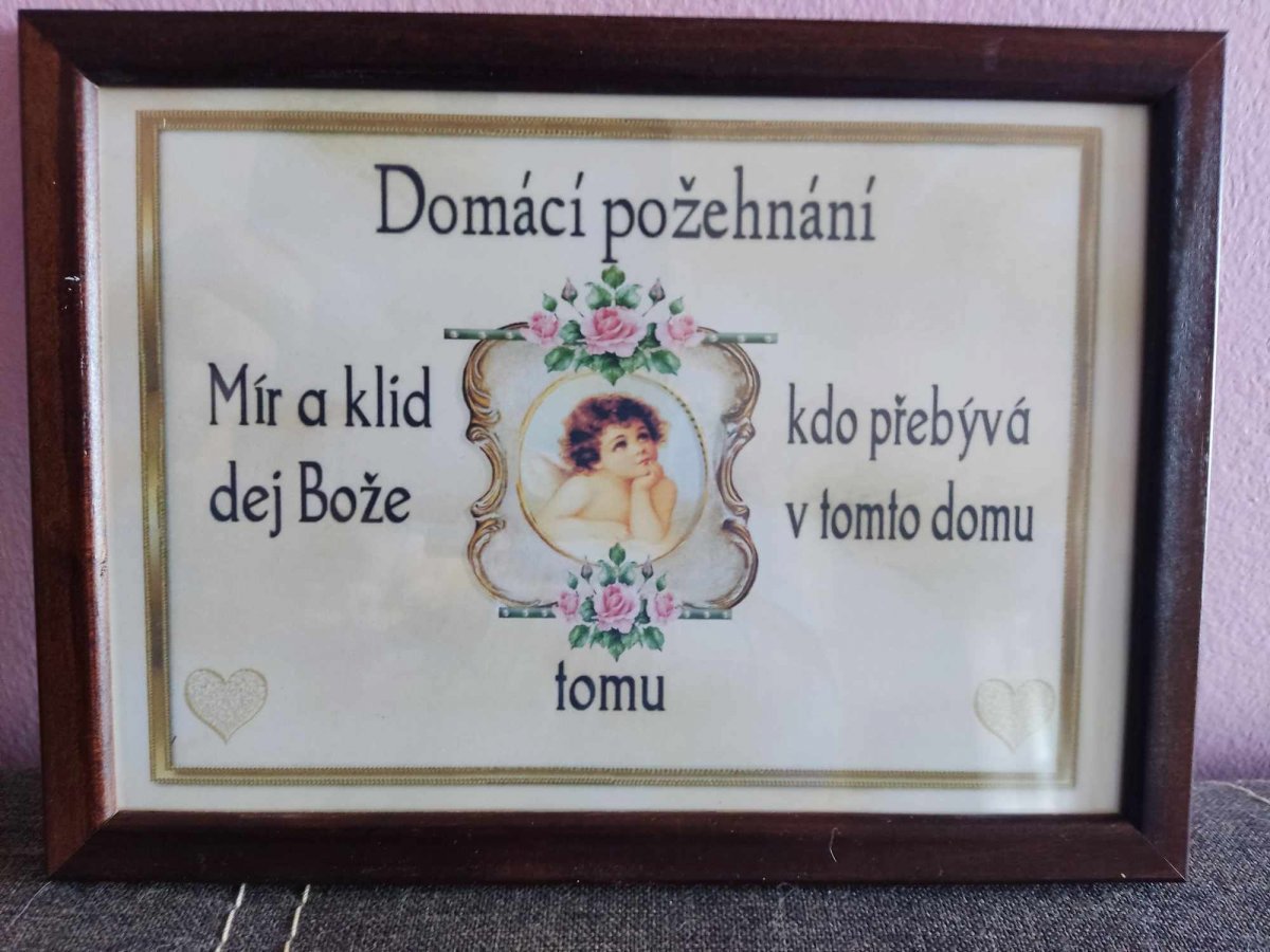 Domácí požehnání andílek