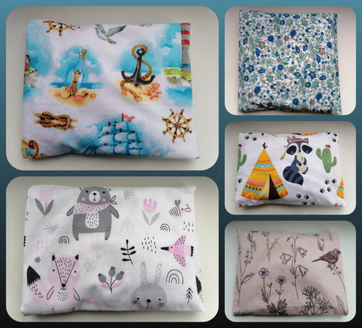 Nahřívací / chladící polštářek plněný pohankou