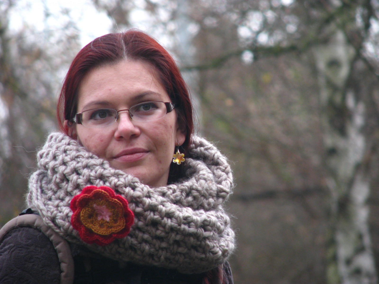 Béžový alpakový nákčník