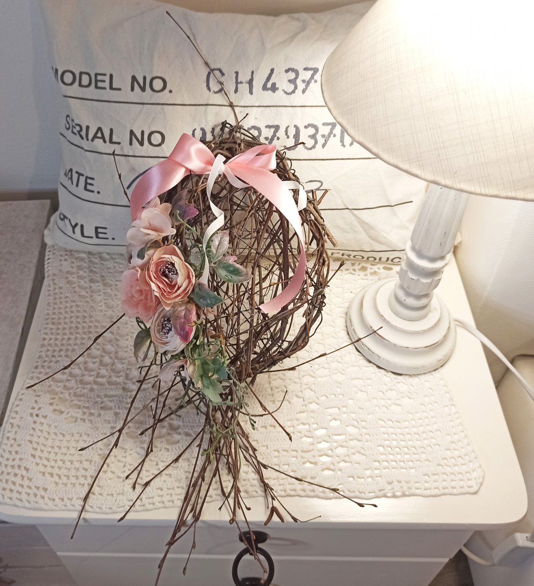 Vajíčko romantické, růžové