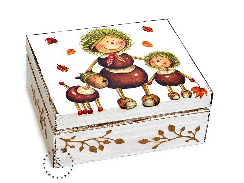 dřevěná truhlička - šperkovnice