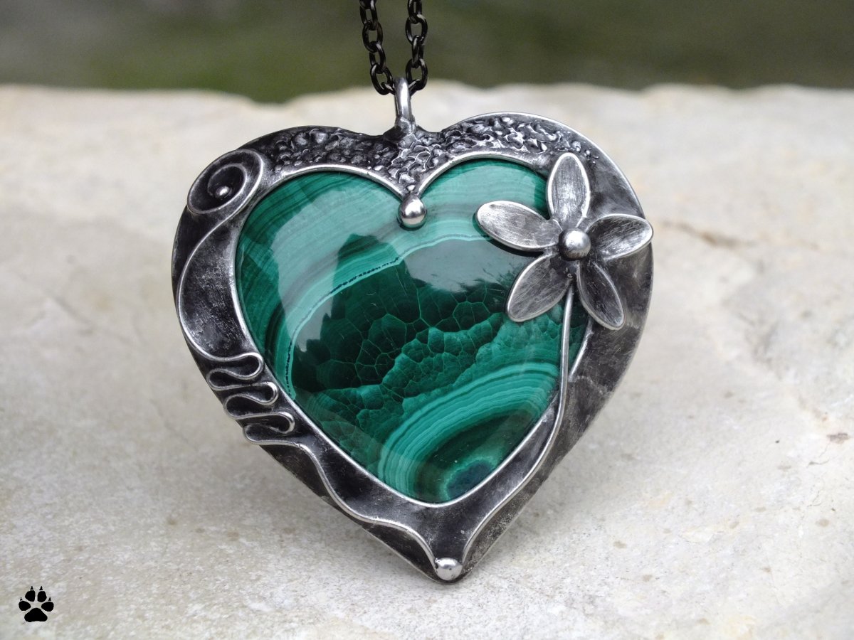 Malachitové srdce Rezervace!!!