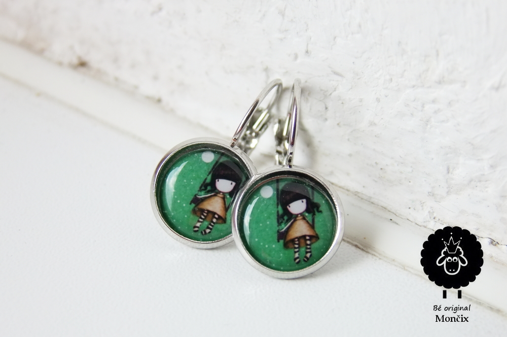 Ocelové náušnice 12mm