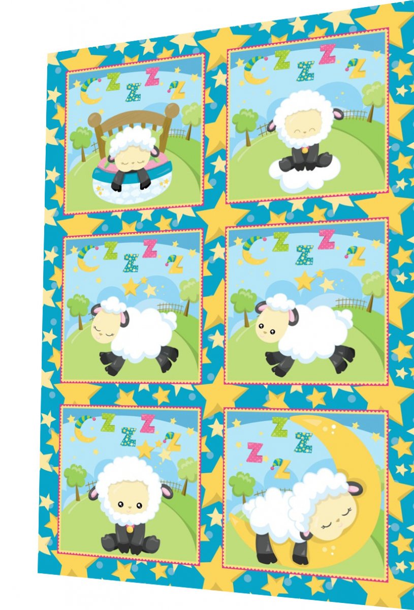 BAVLNĚNÝ PANEL - SADA 30 x 45 cm 4DG9