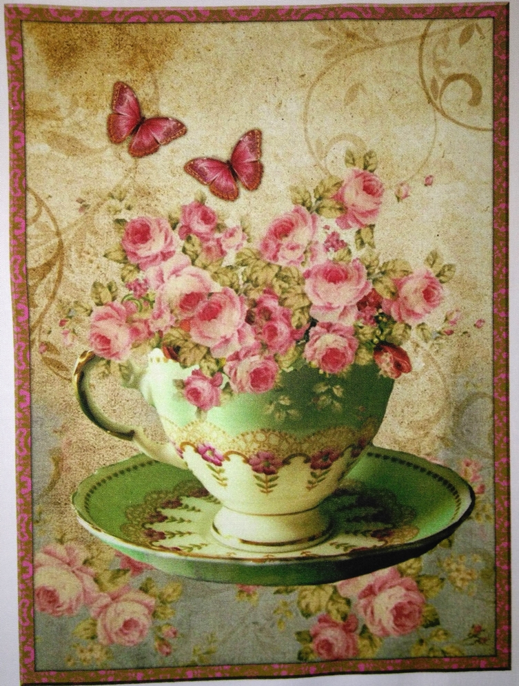 BAVLNĚNÝ PANEL  - 22 x 29 cm 4LP156