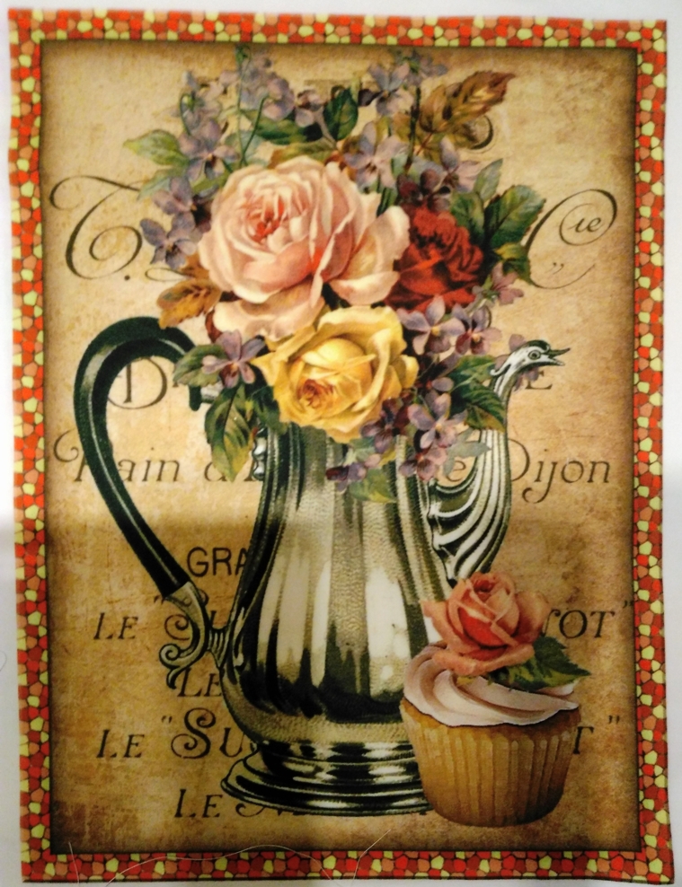 BAVLNĚNÝ PANEL  - 22 x 29 cm 4LP162