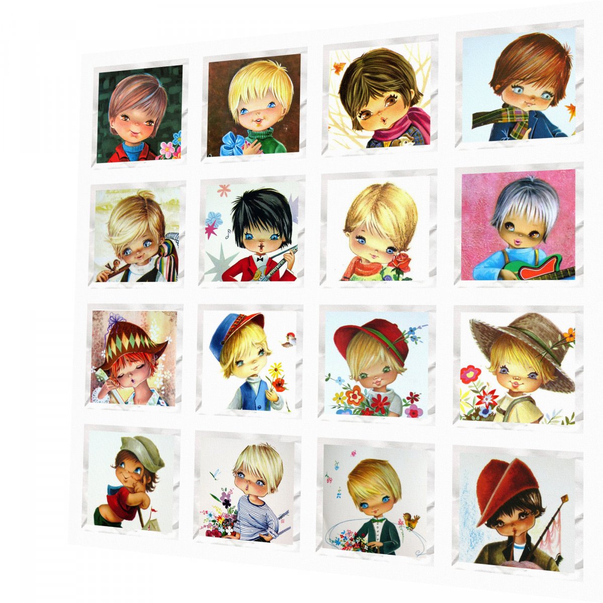 BAVLNĚNÝ PANEL - SADA 42 x 43 cm 4VNS150