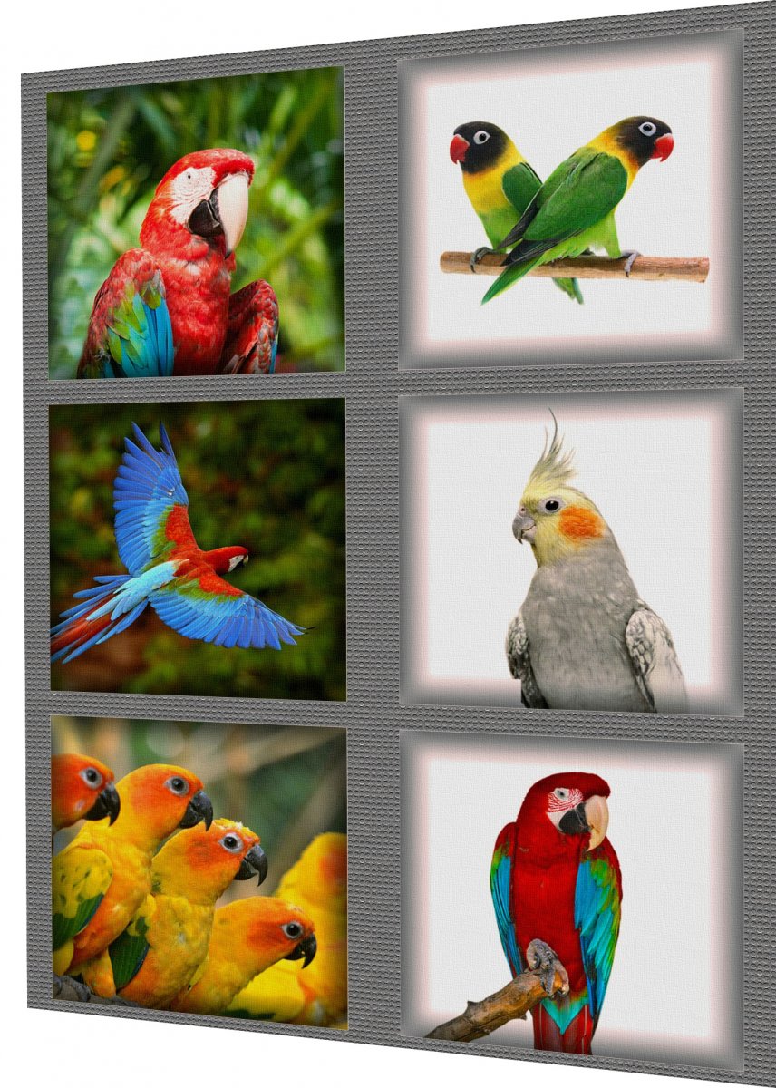 BAVLNĚNÝ PANEL - SADA 31 x 40 cm 4VNS64