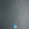 Angry bird modrý - dětský náhrdelník