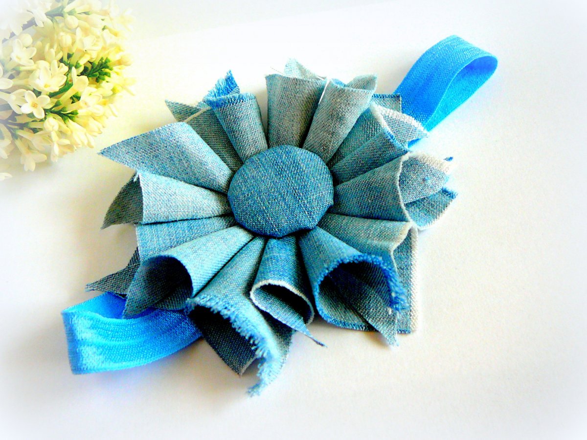 Čelenka denim.