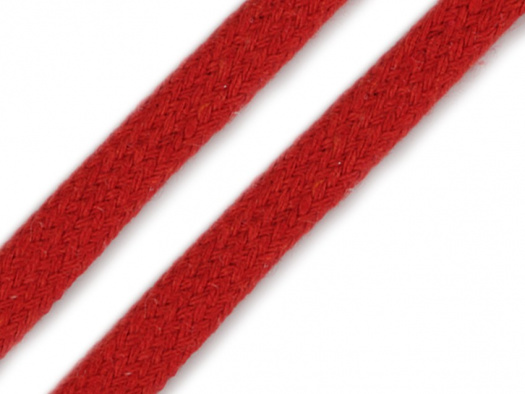 Oděvní / dekorační šňůra 10 mm - červená