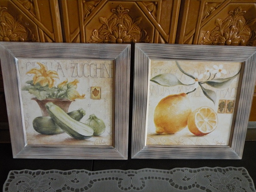 Sada 2 obrázky - středomořské plody