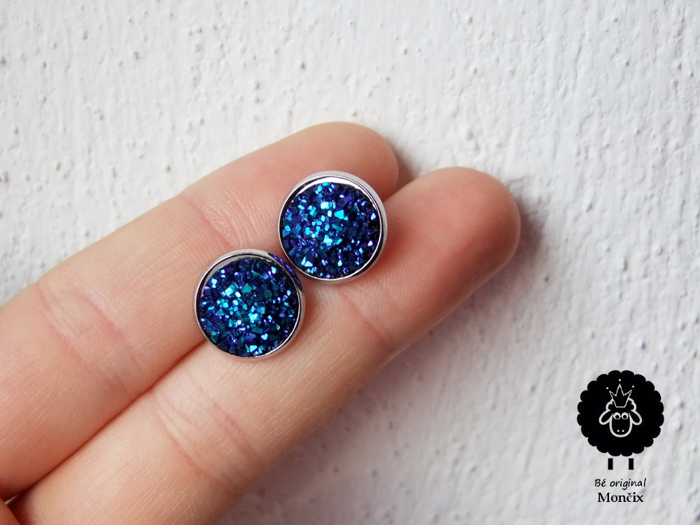 Ocelové náušnice 12mm