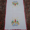 Ručne vyšívaná vianočná dečka PS54 obdĺžnik 51x30cm