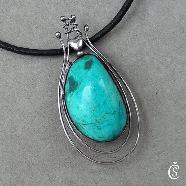 Elegant love - Chryzokol, Hematit