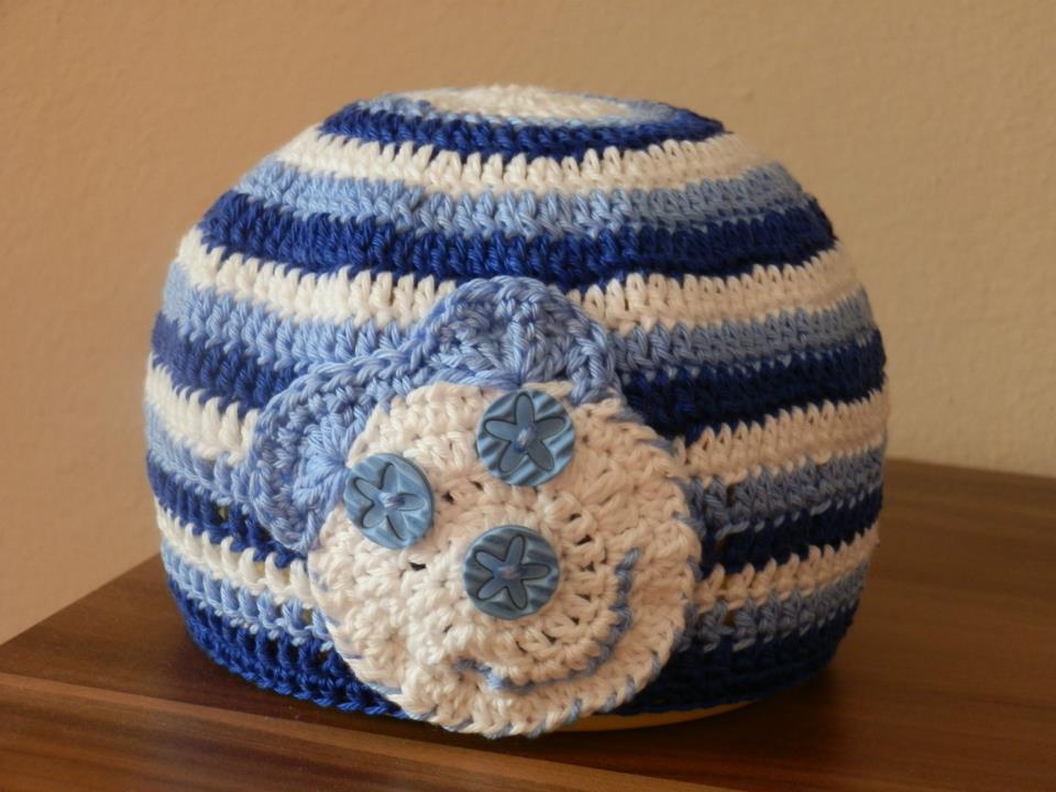 Háčkovaná čepička