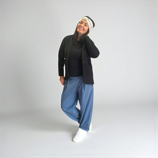 Dámské teplákové kalhoty Banány modré