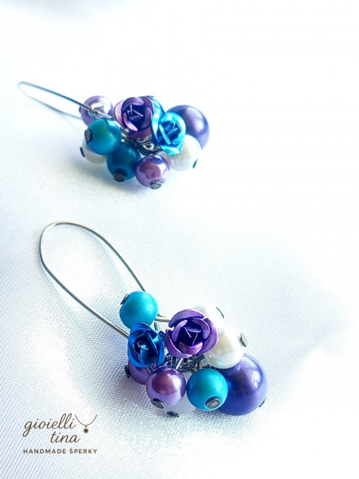 Náušnice Páví oko