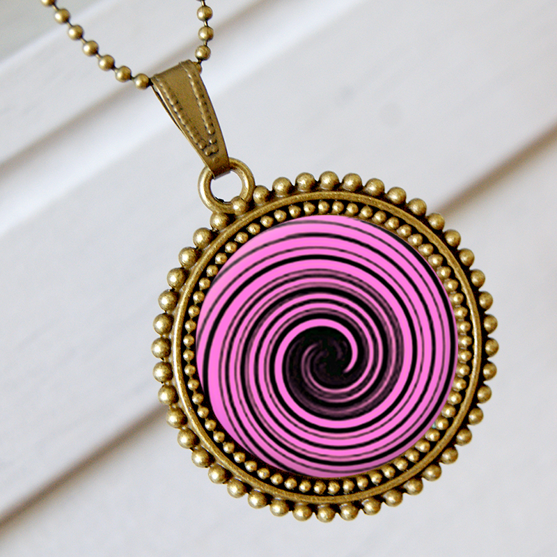 Spirálka - Ozdobný přívěsek na krk 