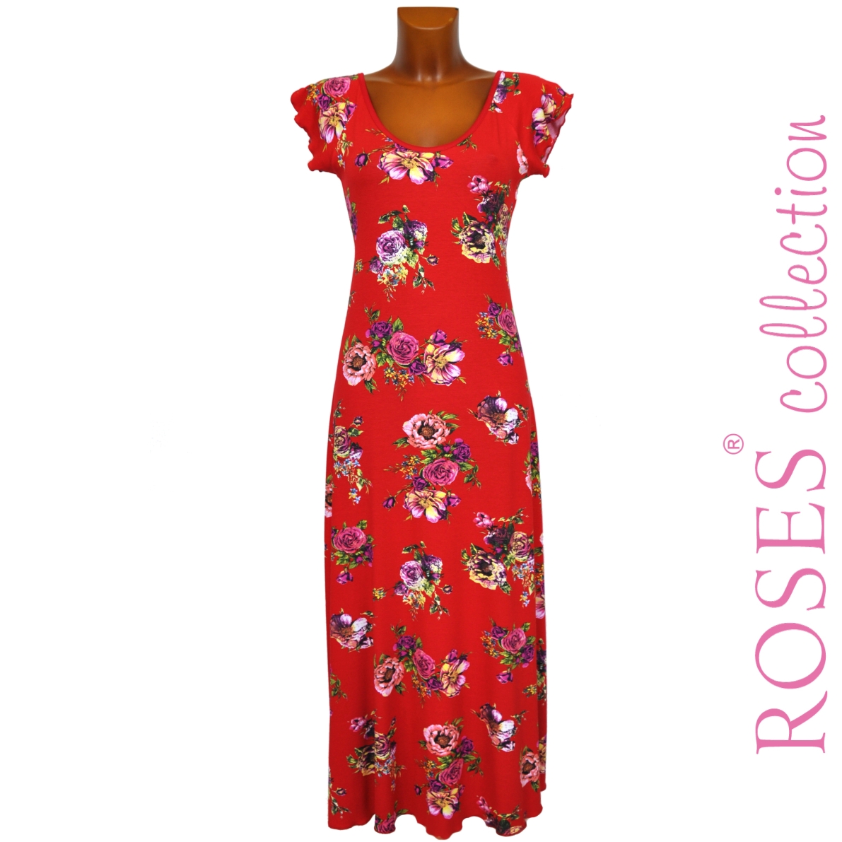 Letní šaty PAOLA červené