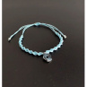 Náramek Shamballa s kovovým ornamentem